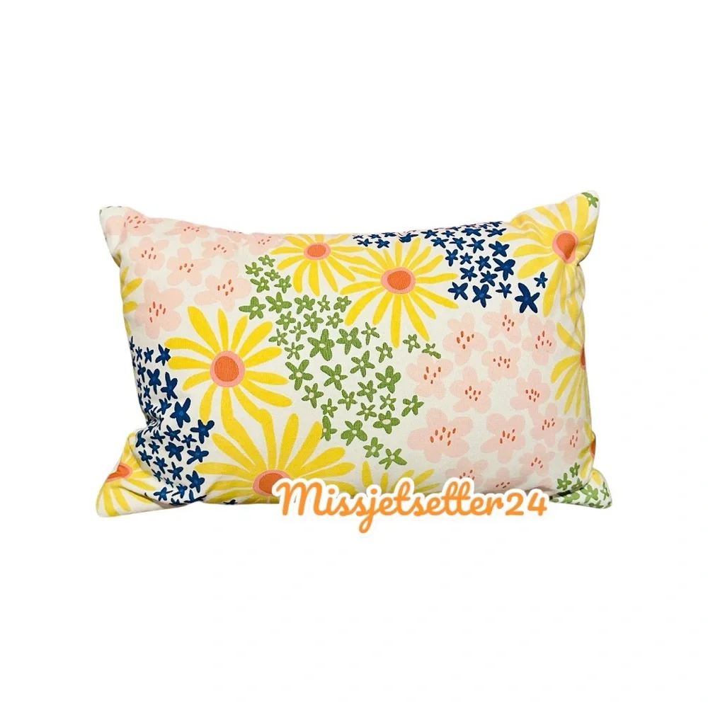 Target Floral 2024 Happy Easter Throw Pillow